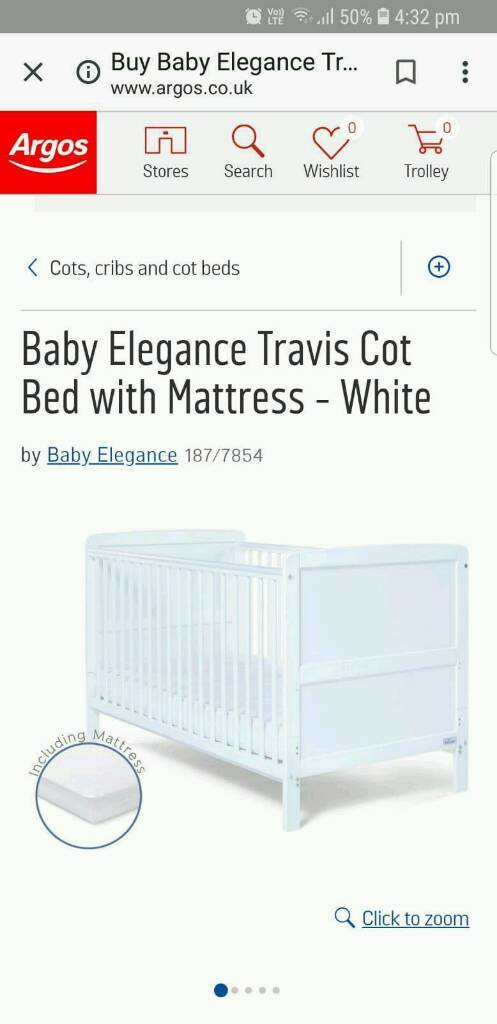 argos baby cot sheets